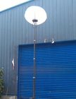 telescoping aluminum mast portable light tower 12m sectional antenna mast 40ft winch up 800W